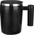 Self Stirring Coffee Mug USB Self Stirring Mug Coffee Cup Rechargeable Automatic Stirring Cup Stainless Steel Cup Coffee Milk Mixer Stir CupElectric Stirring Cup(Black)