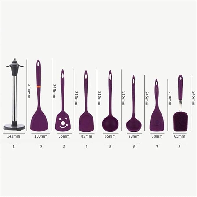 7 Pcs/set Silicone Cookware Set Nonstick Heat Resistant Kitchen Cooking Baking Tools Kit Utensils for Cooking Kitchen Accessory