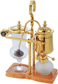 Siphon Coffee Maker Kit 400ML/13.5Oz Belgian/Belgium Family Balance Syphon Coffee &amp Tea Brewer Elegant Double Ridged Fulcrum with Tee Handle