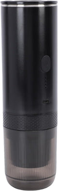 Asixxsix Portable Coffee Maker 2 in 1 Machine with 7500mAh Battery and 20Bar Pressure Compatible with Ground Coffee and Capsules for Home Travel Camping Office (Black)