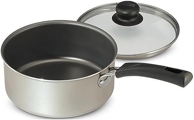 Cookware Set 9-Piece Non-stick Cookware Set Includes Frying Pan and Soup Pot Stackable Dishwasher and Oven Safe Suitable for Frying Making Sauces and Stir-frying (Gray)