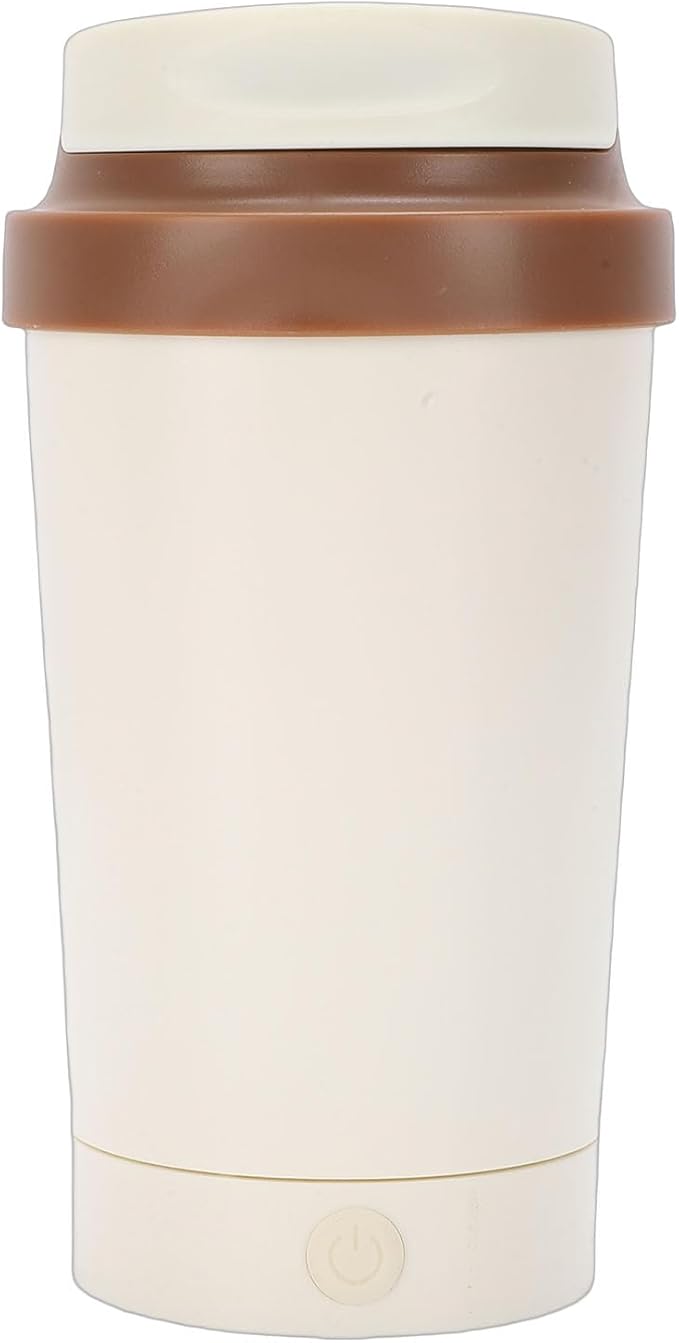 Zerodis Electric Mixing Mug Double Layer 316 Stainless Steel Self Stirring Coffee Mug with Lid Ideal for Travel and Office Use
