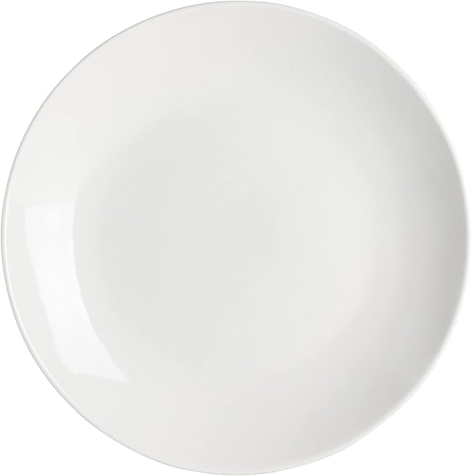 10 Strawberry Street Simply Coupe Dinnerware Set White Service for 4 ( 12 Piece)