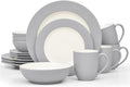 Noritake Colorwave Slate 16-Piece Rim Dinnerware Set Service For 4