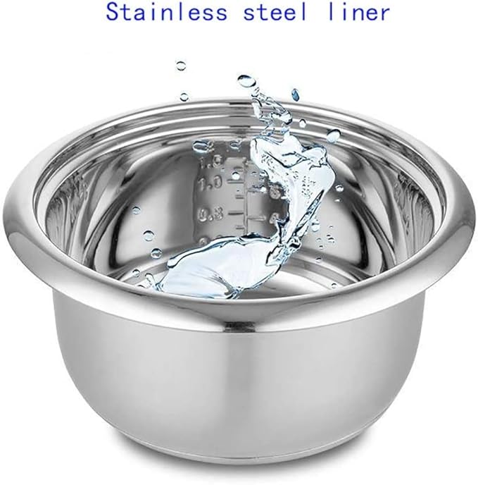 Rice Cooker Household 4L-6L Automatic Heat Preservation Stainless Steel Inner Container Multi-Function with Steamer