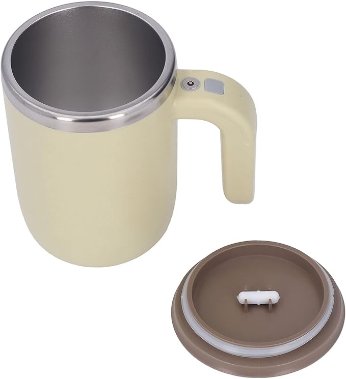 Magnetic Self Stirring Mug 304 Stainless Steel Electric with Wide Mouth for Protein Shakes Coffee Tea Milk
