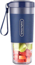 Portable Blender Mini Blender Smoothie Maker with USB Rechargeable Electric Blender Professional Commercial for Vegetables and Fruit Smoothie Maker Blender Food Processor 1400Mah 300MlBlue