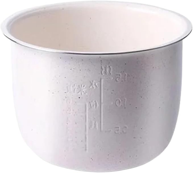 Stainless Steel Liner Without Coating Ceramic Glaze Liner Rice Cooker Rice Cooker Electric Pressure Cooker Inner Bowl 4L 5L 6L(Ceramic glaze liner 6L)