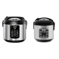 COMFEE' 6-in-1 Multi Cooker Bundle with AROMA 4-Cup Digital Rice Cooker Steamer and Food Cooker