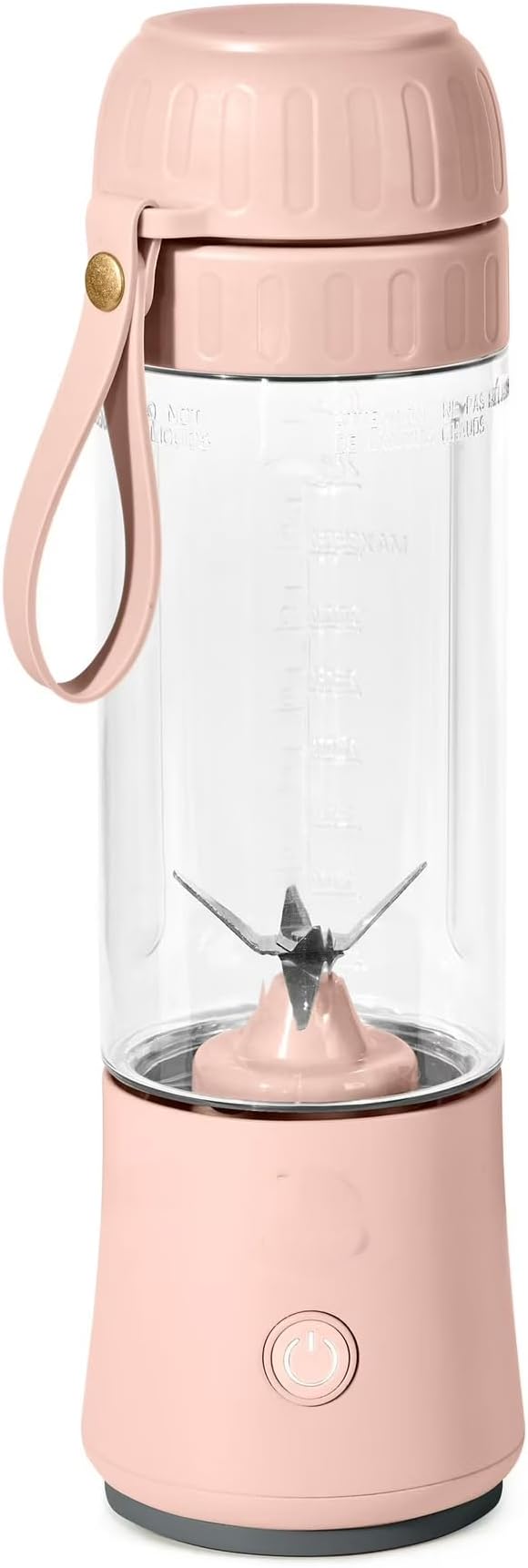 Beautiful Portable to-Go Blender 2.0 70 W 16 oz (Rose)