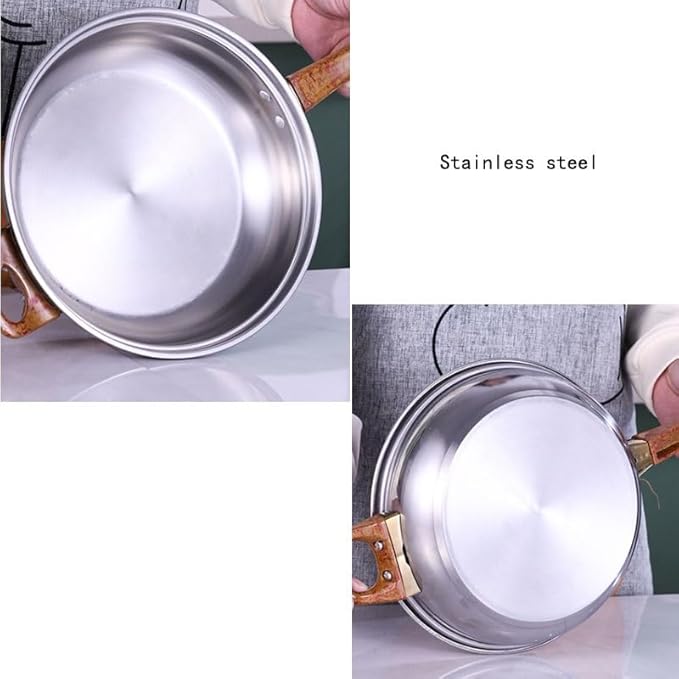 Easy to clean Multi Stove Type Use Cookware Sets Stainless Steel Soup Pot Kitchen Household Set Kitchen
