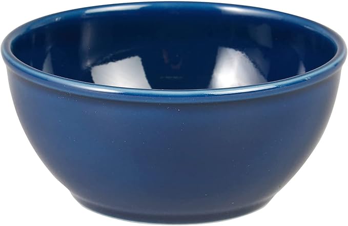 Saikai Pottery Hasami Ware Common 52082 Dinnerware Set Living Alone For 1 Person 4-piece Set Morning Plate Plate Cereal Bowl Mug Wedding Gift Dishwasher Microwave Safe Made in Japan Navy