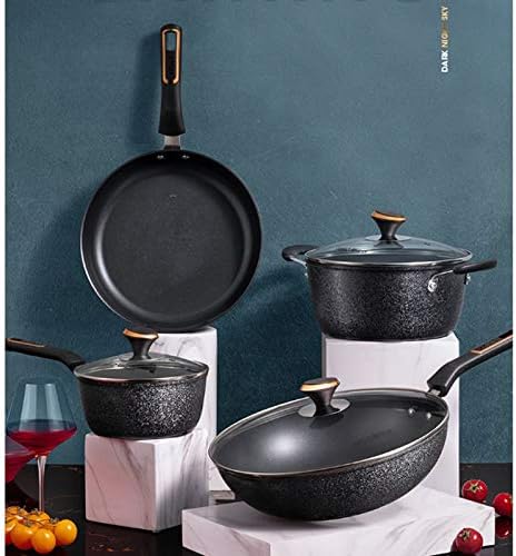 Cookware Aluminum Alloy Non Stick Pot Set Multi Functional Cooking Utensils for Household Kitchens Cookware Set