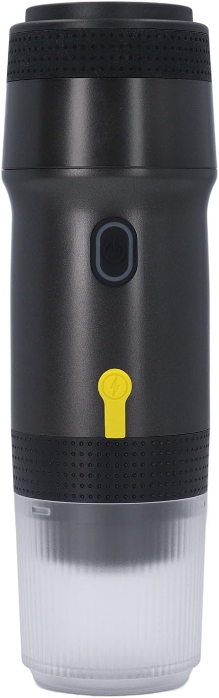 SUNGOOYUE Portable Quick Heating 20bar USB Car Charger Electric Coffee Maker for Travel Outdoor Hiking Compatible with Pods and Coffee Powder