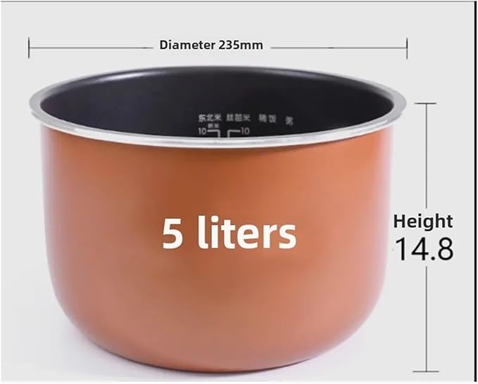 Compatible With Philips. Rice Cooker 5 Liters Non-stick Inner Pot HD4746