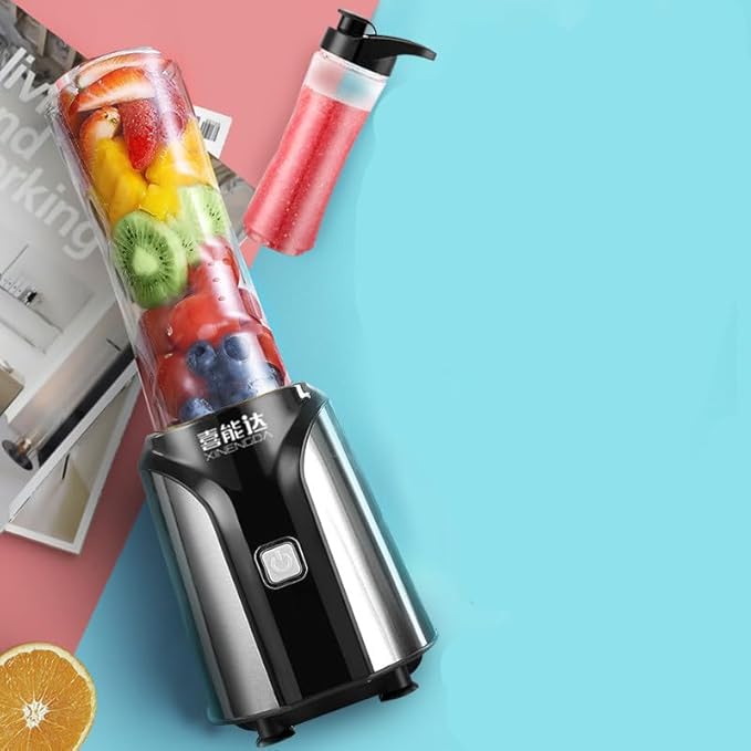 Automatic Portable Juicer Blender with 2 BPA-Free Bottles Personal Size Smoothie Maker