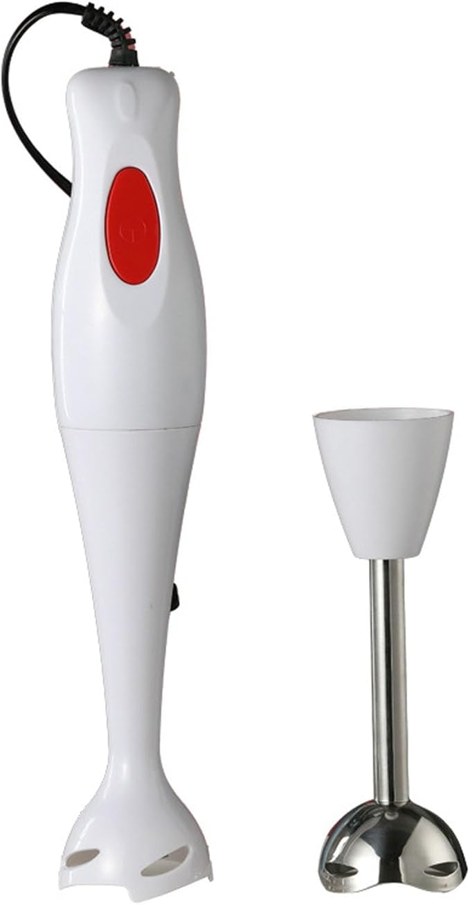 Handheld Blender Powerful Stick Mixer with Easy to Remove Cutter Head for Soup Smoothie Puree Baby Food Meat Grinding Seasoning Stirring ABS and Stainless Steel