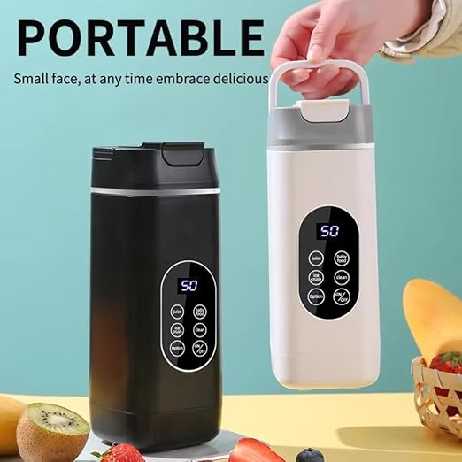 Aboiled Portable Blender Smoothies Juices - Compact Powerful Black Mixer Home Use