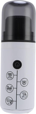 Portable Coffee Maker 17Bar Pressure Electric Coffee Machine 2600mAh Battery for Travel Camping Office for Powder and Capsules (White)