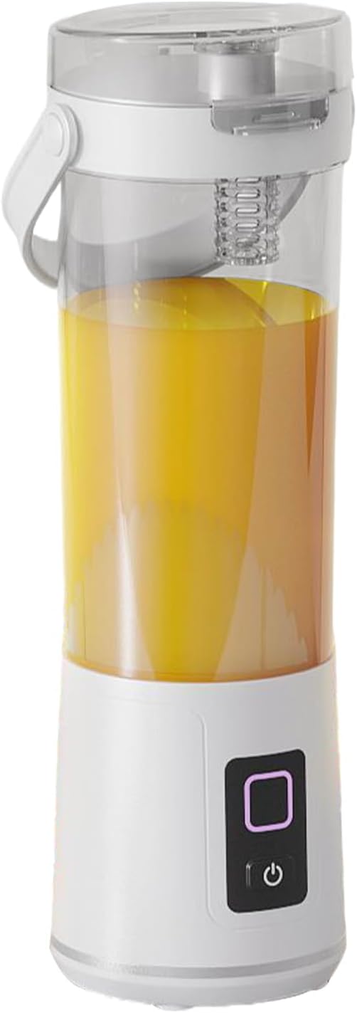 Portable Blender And Juicer 2-in-1 Travel Cup With Leak-proof Lid For Easy Takeout or Easy Suction Spout. Rechargeable Wireless Juicer For Making Milkshakes And Juices. Perfect For Home Work