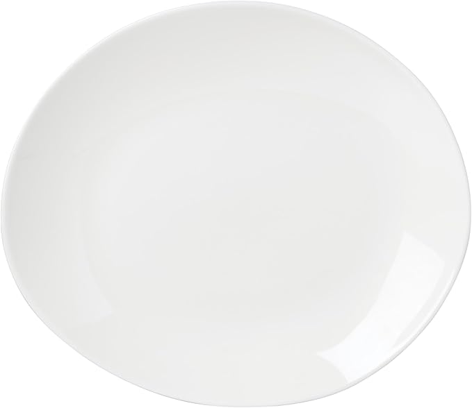 Lenox Dinnerware Set Studio 1414 Curve 12-Piece Set Service For 4 Bone China Material Dishwasher &amp Microwave Safe Home And Kitchen Kitchen And Dining Plates And Bowls Sets (White 12 Pieces
