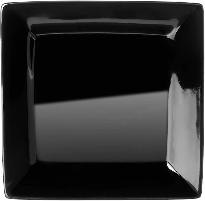 10 Strawberry Street Nova Square 45 pc Dinnerware Set Black