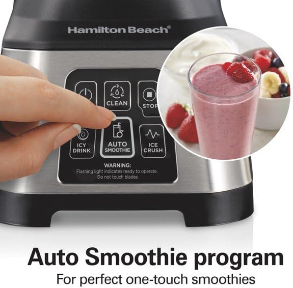Smoothie Smart Blender 48 oz. Glass Jar 56202 ULTRA-SMOOTH RESULTS WITH PATENTED WAVE~ACTION