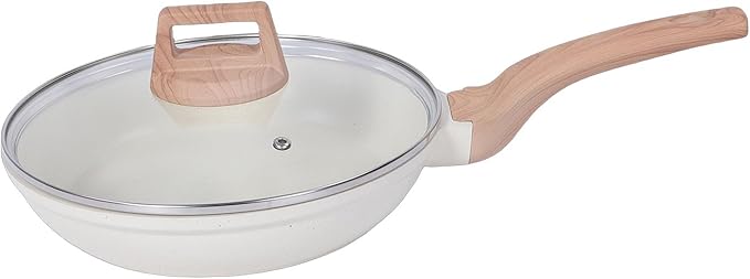 10 Piece Nonstick Cookware Set Lightweight Aluminum Alloy Pots and Pans Set with Granite Coating Induction Cookware Pan Protectors Included Easy to Kitchen Utensils for