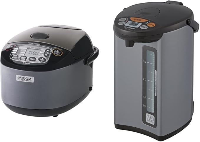 Zojirushi Rice Cooker &amp Warmer and Water Boiler Bundle