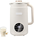 40oz Nut Milk Maker Machine Automatic Soy Milk Maker for Homemade Coconut Oat Soy Plant-Based Milk Non-Dairy Beverages Juice Almond Milk Maker with 12H Delay Start Self Cleaning 10 Blades