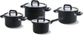 BK Flow Cool Black stainless steel pan set 4-piece (1011764)