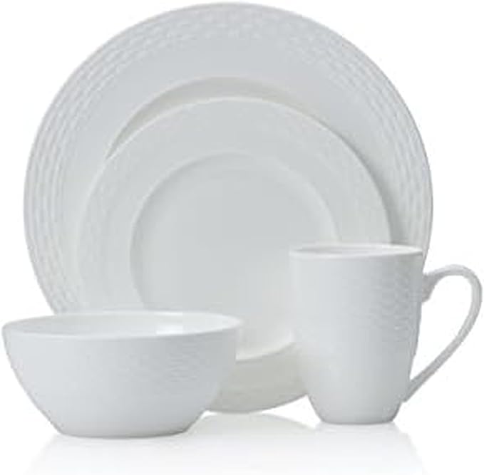 Mikasa Ortley 16-Piece Bone China Dinnerware Set Service for 4
