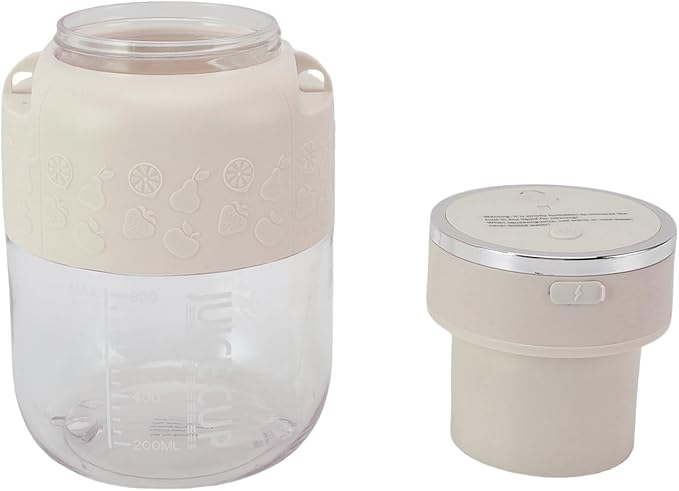 Electrical Sample Cup Multifunctional Portable Blender Rechargeable Travel in the Office Gym (White)