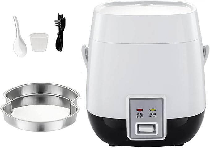 Mini Rice Cooker Household Small Multi-Function Rice Cooker One-Button Switch Automatic Heat Preservation for 1-2 People (B 1) (B 3)