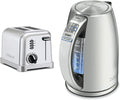 Cuisinart CPT-160 Metal Classic 2-Slice Toaster Brushed Stainless &amp CPK-17P1 Electric Cordless Tea Kettle 1.7-Liter Stainless Steel