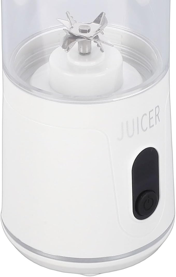 Haofy Portable Blender 300ml 50W with 12 Serrated Steel Blades USB Rechargeable for Smoothies Mini Travel Juice Cup for Gym Office Outdoor