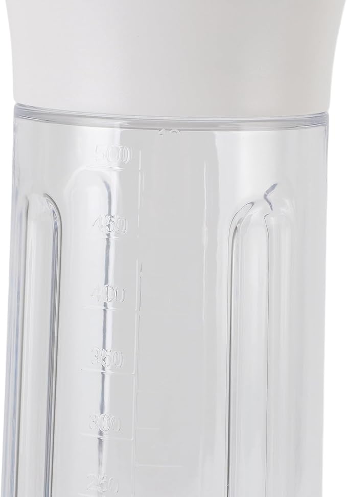 Portable USB Rechargeable Blender with 6 Stainless Steel Blades 500ml Mini Juicer Cup for Smoothies Shakes and Travel Convenience