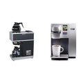 BUNN 12-Cup Pourover Coffee Brewer Bundle with Keurig K155 Single Cup Pod Coffee Maker