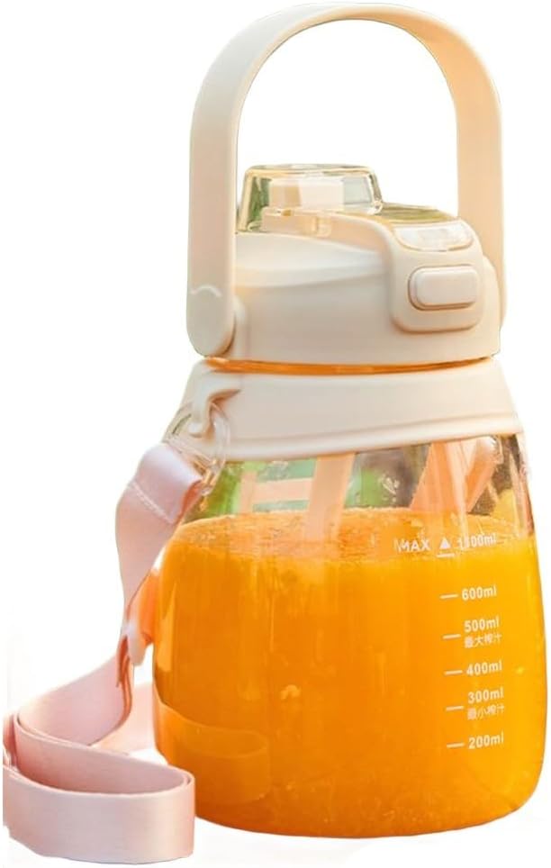 Mini Personal Blender with Leakproof Lid 19990RPM Motor Portable Maker with Sip Spout for Ice Fruits and Vegetables (Cream Color)