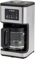 Zojirushi EC-ESC120 Coffee Maker Dome Brew Programmable StainlessSteel and Black