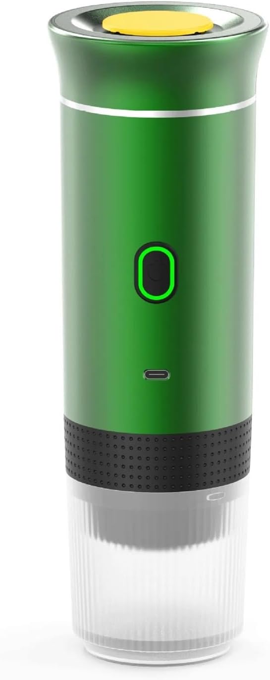 Portable Espresso Maker Multi-function 3 In 1 Mini Handheld Capsule Coffee Machine Cold Hot Brewing Cafe(Bianco) (Groen)