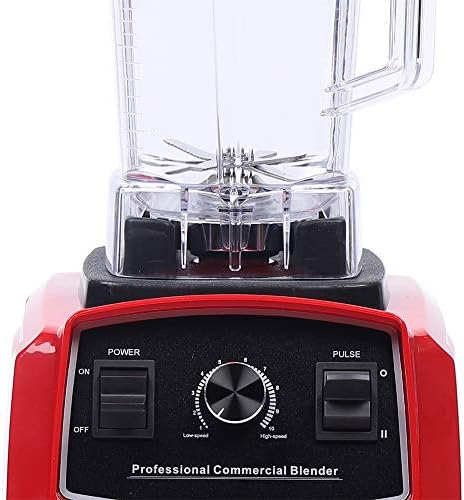 High-Speed Commercial Blender 2200W 2L Capacity Smoothie Maker with Soundproof Cover Ice Crushing &amp Grinding Countertop Mixer for Professional Use