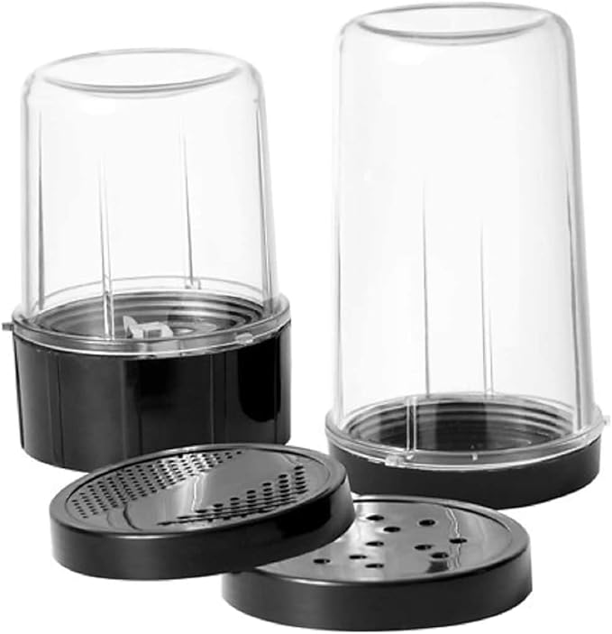 Premium Levella 8 oz. Capacity 9 Piece Personal Blender Silver (PB312)