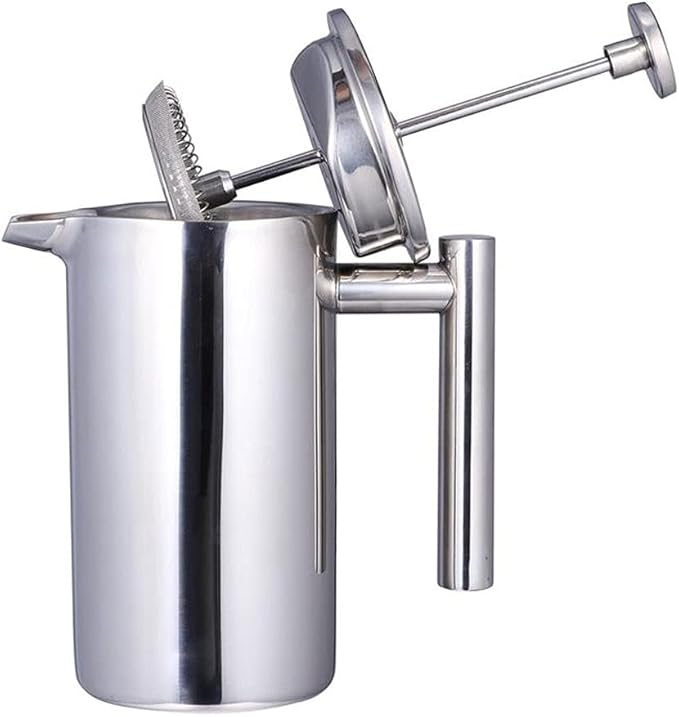 350ML Coffee Pots Layer Stainless Steel and Tea Maker French Press Heat Preservation Mug