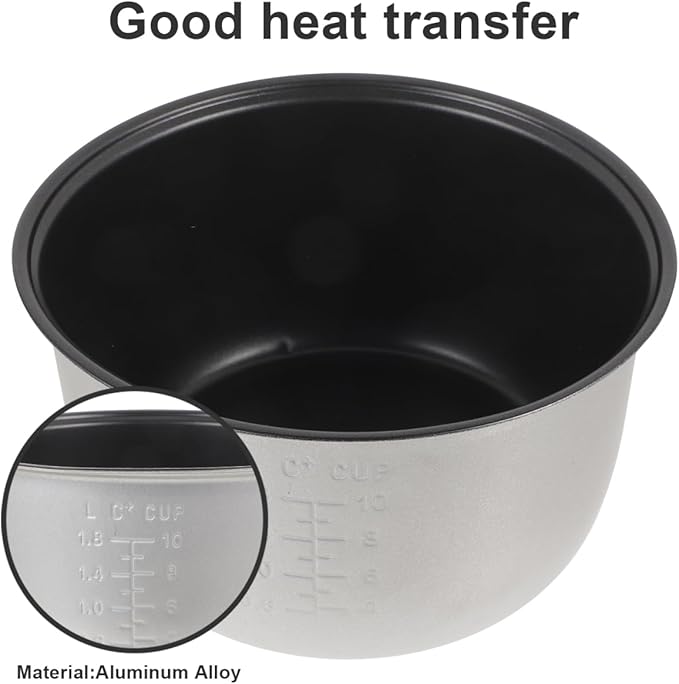 4L Rice Cooker Liner Non Stick Aroma Inner Pot Rice Electric Cooker Accessories for Home Kitchen ShopAluminum Alloy