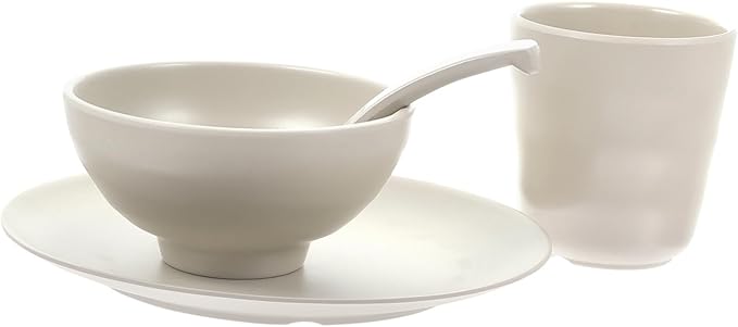 1 Set Unbreakable Dinnerware Set Fall Kitchen Tableware Kit Includes Rice Bowl Plate Cup Dishwasher Microwave Safe for Soup Ramen and More