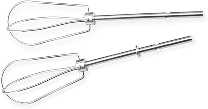 Set Of 2 Electric Mixer Heads Handheld Eggs Beater Stainless Steel Accessories Part
