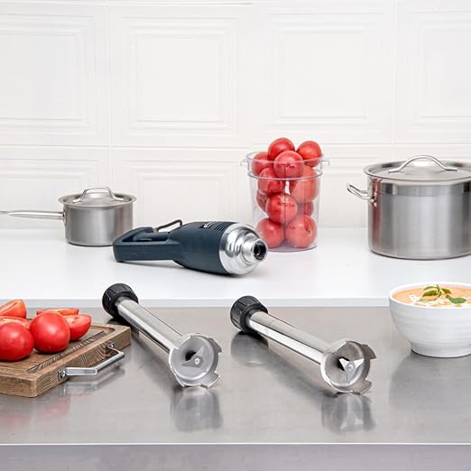 Restaurantware ATTACHMENT ONLY: Hi Tek 16 Inch Immersion Blender Attachment 1 Dishwashable Blending Shaft - Blender Sold Separately Durable Stainless Steel Blender Attachment