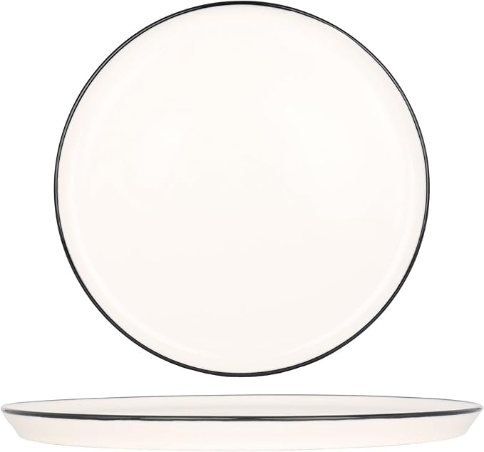 Dinnerware sets - Black Line - 24 pieces - 6 People - Porcelain
