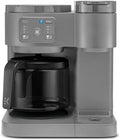 K-Duo Essentials Hot &amp Iced Single-Serve Coffee Maker with Carafe Dual Brew System for Pods &amp Ground Coffee Large Capacity Glass Carafe (Moonlight)